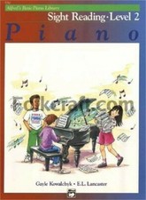 Alfred's Basic Piano Course: Sight Reading Book 2