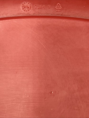 Coperchio di ricambio rosso Rubbermaid Easy Find adatto a 6 pollici 4 pollici 2,25 pollici - Foto 2 di 7