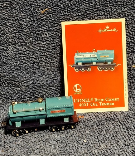 Hallmark Lionel Blue Comet 400T Öltender Andenken Ornament Druckguss Metall 2002 - Bild 1 von 3