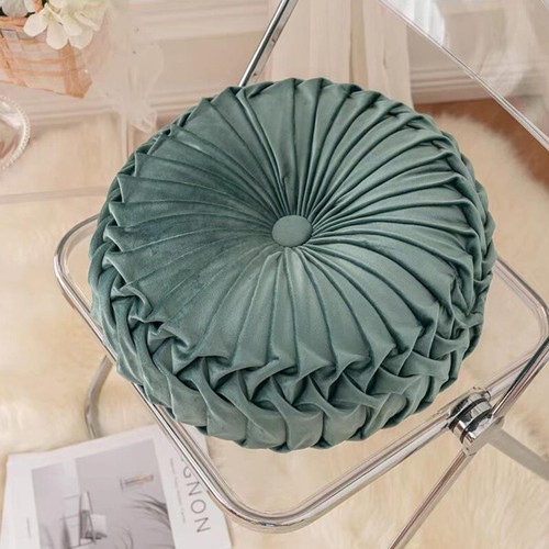 Round Velvet Pumpkin soft Seat Cushion Throw Pillow Meditation Cover Pad Decor - Picture 14 of 17