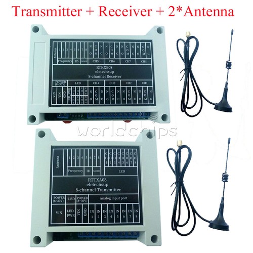8 CH 433MHz Lora Remote Control Point to Point Feedback Wireless IO Relay Switch - Picture 12 of 16
