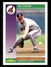 Jim Thome 1992 Score #859 Cleveland Indians