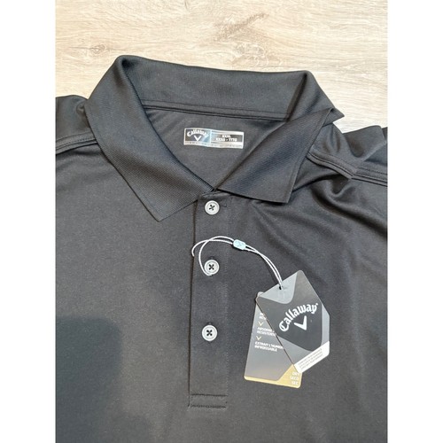 Callaway Golf Poloshirt Performance Feuchtigkeitsableitend Schwarz XXXL NEU - Bild 2 von 9