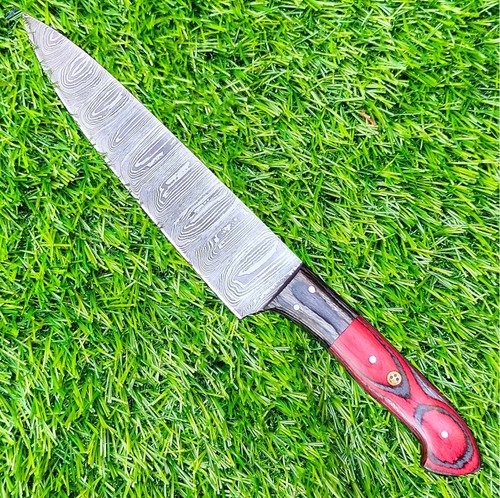Hunting Expert Damascus Chef Knife Set Santoku Slicing Kitchen Cook Knives 8PCS. - Picture 3 of 13