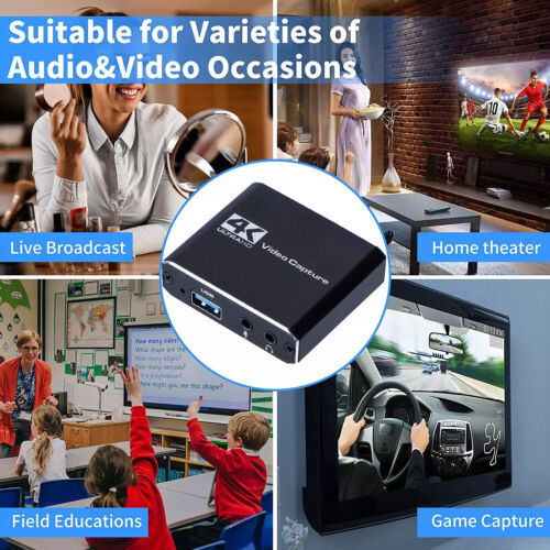 4K Audio HDMI Video Capture Card USB 3.0 Video Capture Device Full HD Recording - Picture 4 of 8