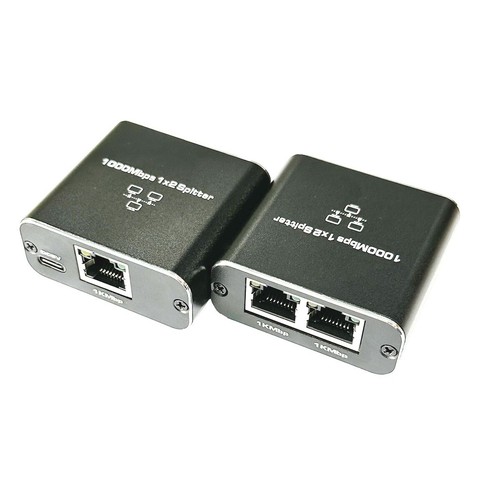B19C RJ45 Adapter Splitter Verteiler 1:2 Ethernet LAN Netzwerkkabel Kabel CAT56 - Bild 4 von 14