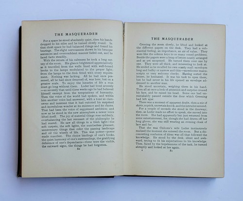 THE MASQUERADER ANTIQUE 1904 BOOK BY KATHERINE CECIL THURSTON ~FIRST EDITION  - Bild 6 von 12
