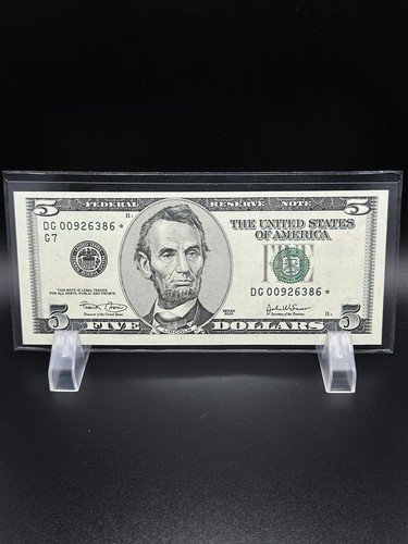 2003-$5 Dollars STAR NOTE uncirculated .RARE. - Picture 1 of 4