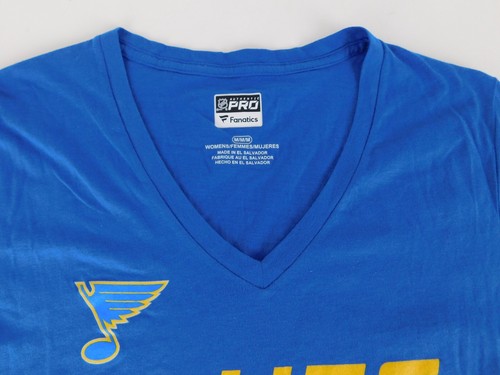 Fanatics Authentic Pro Womens St Louis Blues Hockey T-Shirt Medium NEW - Bild 4 von 11