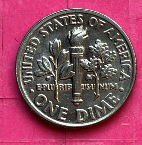 1991-P Roosevelt Dime, BU, Full Torch&bands, DDO/DDR, Capped Die, #MSDI-031 - Picture 2 of 12