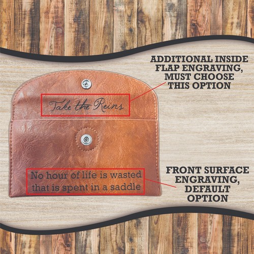 Personalized Saddle Pouch, Original Design, Saddle Phone Holder Bag, Horse Gifts - Picture 6 of 9