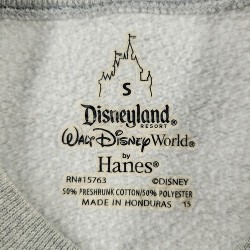 Disneyland Resort Sweatshirt Women's Small Gray Mickey Mouse Graphic Long Sleeve - Picture 11 of 11