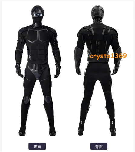 The Boys Temporada 2 Negro Negro Noir Para hombres Disfraz Traje Halloween Monos - Imagen 8 de 14