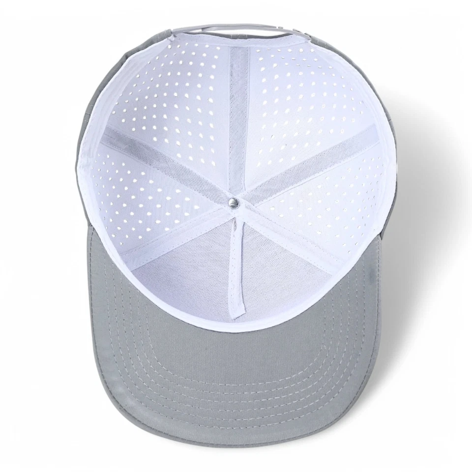 Mens Baseball Cap Snapback Adjustable Size Laser Vented Trucker Hat Waterproof - Image 3 of 4