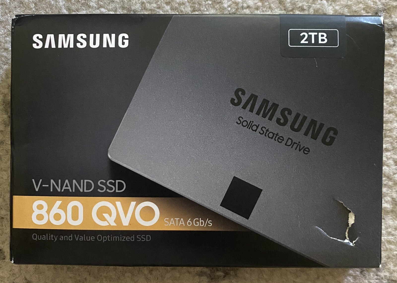 Samsung MZ-76Q2T0B/AM 2TB 860 QVO SATA III 2.5in. Internal SSD for