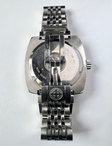 Reloj Zodiac Cuarzo PM AM De Colección Para Hombre Z02110 Esfera Blanca y Negra Para Restaurar - Imagen 7 de 11