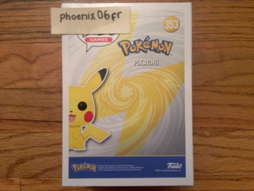 Nuovo! Funko Pop! Pikachu (Giochi Pokemon #353) Esclusivo - Foto 3 di 12