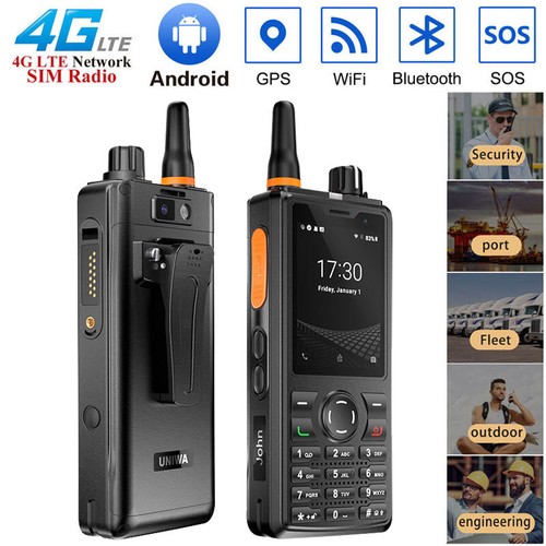 4G LTE Android Rugged Mobile Phone PTT Two-Way Walkie Talkie PoC Radio UNIWA F41