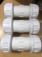 Lot of 3 - Compression Couplings For Cold Water 1 1/2 PVC (5413)