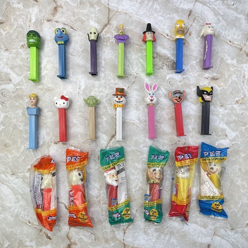 PEZ Candy & Dispenser Mixed Lot 90's 2000's Marvel Hello Kitty Christmas - Picture 2 of 14