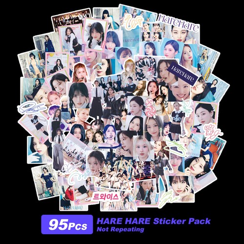 Kpop Stray Kids Ateez PVC Stickers Diary Laptop Decals Twice (G)I-DLE Waterproof - Picture 26 of 61
