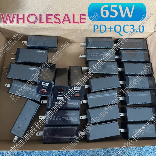 65W GaN QC 3.0 USB Fast Wall Charger pPD Adapter For MacBook iPhone Samsung Lot - Picture 12 of 17