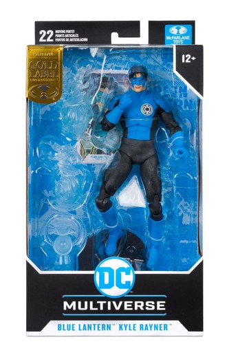 McFarlane BLUE LANTERN (Kyle Rayner) Gold Label MTS Exclusive 7" Figure 2023 - Picture 20 of 22