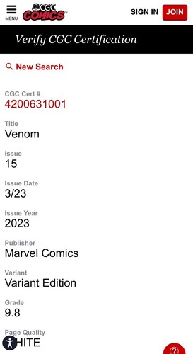 Venom #215 Amazing Spider-Man #375 cover homage. Venom #15 2023 CGC 9.8 - Picture 4 of 5