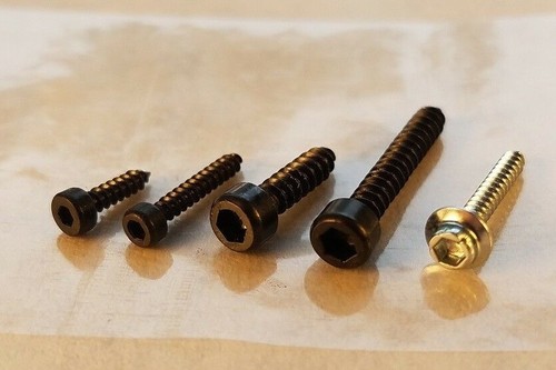 Socket Head Servo Mounting Screws 24 #2x9/16 + 48 M2 and 48 M3 Self Tapping - Picture 1 of 3