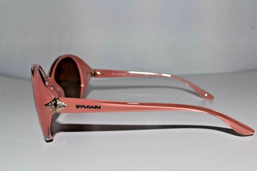 New Bvlgari Pink Crystal 8128-B 1005/13 58-16-135 Italy Sunglasses - Picture 6 of 8