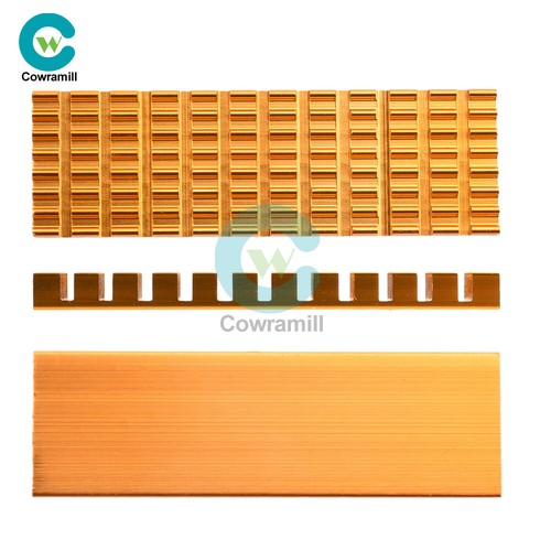 For M.2 NGFF NVMe 2280 PCIE SSD Aluminum Cooling Heat Sink With Thermal Pad - Afbeelding 5 van 26