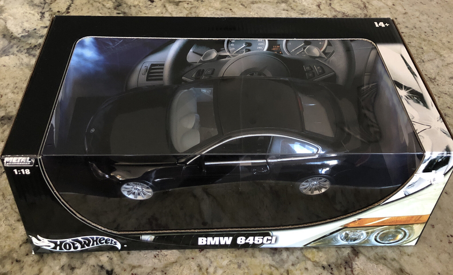 Hot Wheels ホットウィール BMW 645ci 銀 1/18