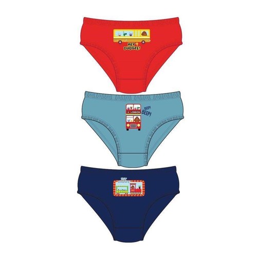 Jungenhose Slips Unterwäsche Kinder/Kinder Charakter 3er-Pack Alter 2-8 Jahre - Bild 7 von 35