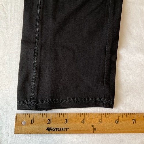 Chicos Zenergy So Slimming Leggings Womens Size 16/18 Cropped Black Pockets - Picture 12 of 16