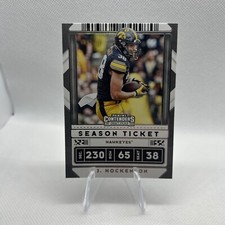 2020 Panini Contenders Draft Picks 93 T.J. Hockenson Iowa