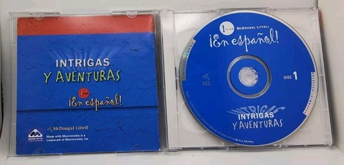 McDougal Littell En Espanol! - Intrigas Y Aventuras CD-ROM 2 Disc Set, Pre-owned - Picture 2 of 4