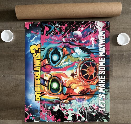 Borderlands 3 X2 GameStop Promo Poster 26 x 18 Rare
