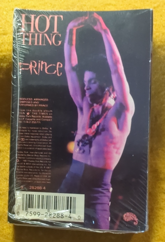 Prince I Could Never Take The Place Of Your Man/Hot Thing cassette - Picture 2 of 5