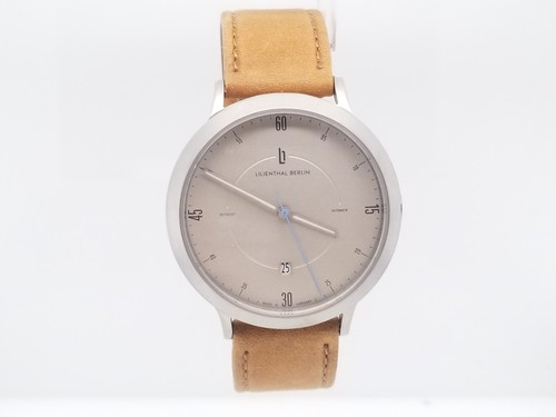 Lilienthal Berlin Z01-101-B004A Zeitgeist Automatic 42.5 mm All Silver - Picture 1 of 9