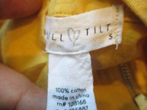 Womens full tilt yellow long sleeve sz s - Picture 2 of 5