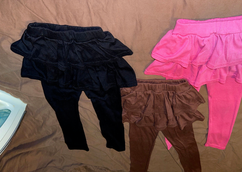 3 qty/sheecute/love/for/kids/PINK/120,BLACK/130,&BROWN/130,pants/skort - Picture 2 of 8