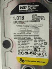 Western Digital WD1003FBYX 50Y7B0 DCM: HANCNTJAAB 29 MAR 2011 Enterprise 1TB