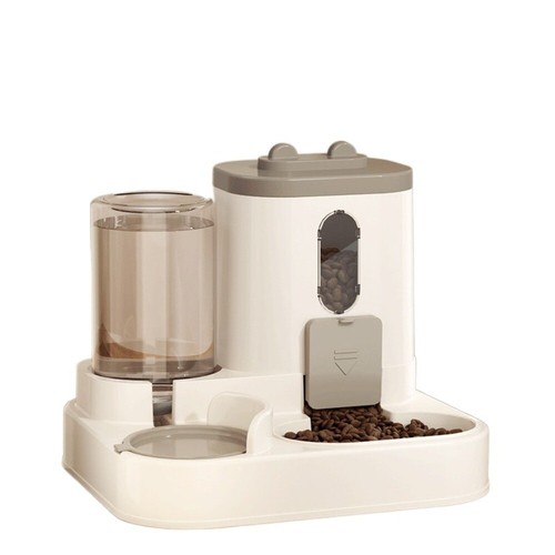 2-in-1 Automatic Pet Water Food Feeder Dispenser Dog Cat Auto Self Feeding Bowl - Picture 10 of 13