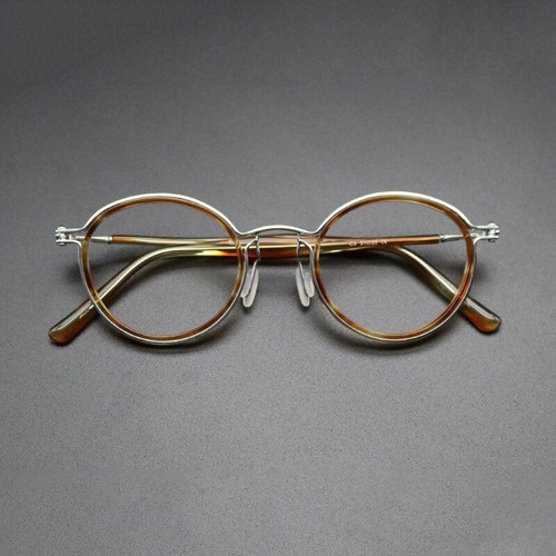 Titanium Eyeglasses Frame Men Women Round Glasses Eyewear Luxury Retro Frame - Picture 20 of 20