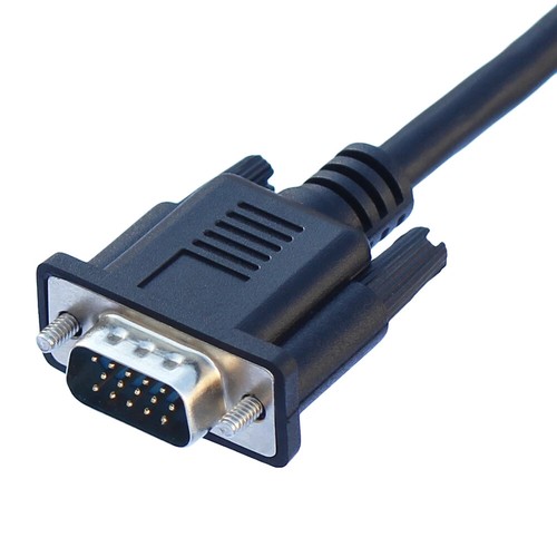 10pcs/pack VGA 15Pin Male to Male Plug Computer Monitor Cable Wire Cord 1FT/30CM - Picture 9 of 12
