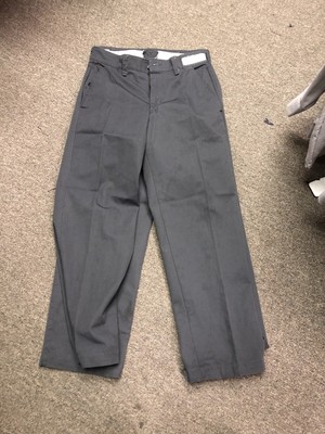 Red Kap Work Pants 30x30 3 For $20 Used Work Pants Grey Nice Flat Front EUC | eBay
