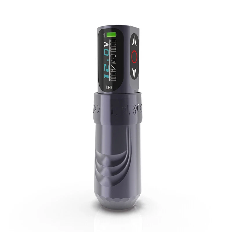 YILONG PRO Wireless Tattoo Machine Gun Professional Pen w/4.0mm Stroke+2 Battery image 11