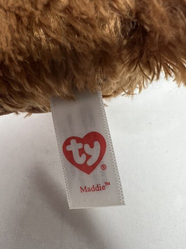 TY Beanie Boos Maddie the Poodle Plush Pink Sparkle Eyes Toy 6" No Hang Tag - Picture 7 of 7