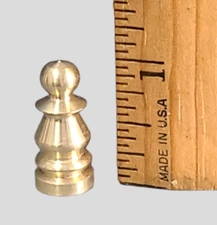 Classical 1'' Unfinished Brass Lamp Finial #T13