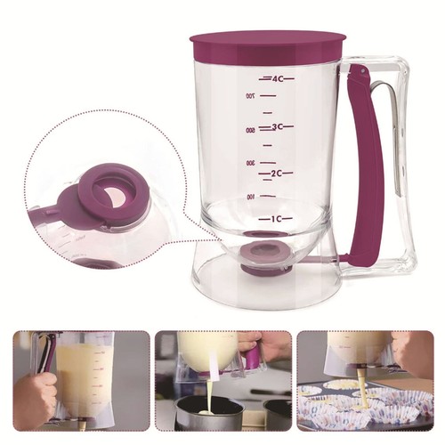 Pancake Batter Dispenser Kitchen Batter Separator Tool Handheld Liquid Separator - Picture 9 of 11